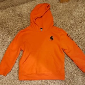 Boys Orange Carhartt Sweatshirt
